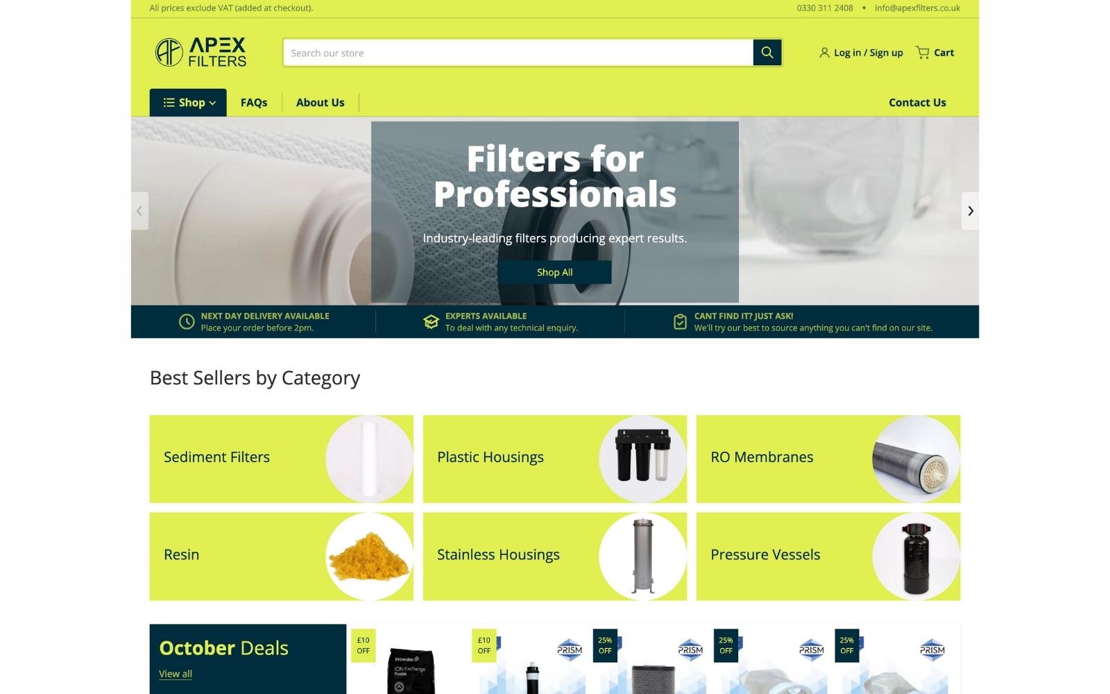 apex filter store